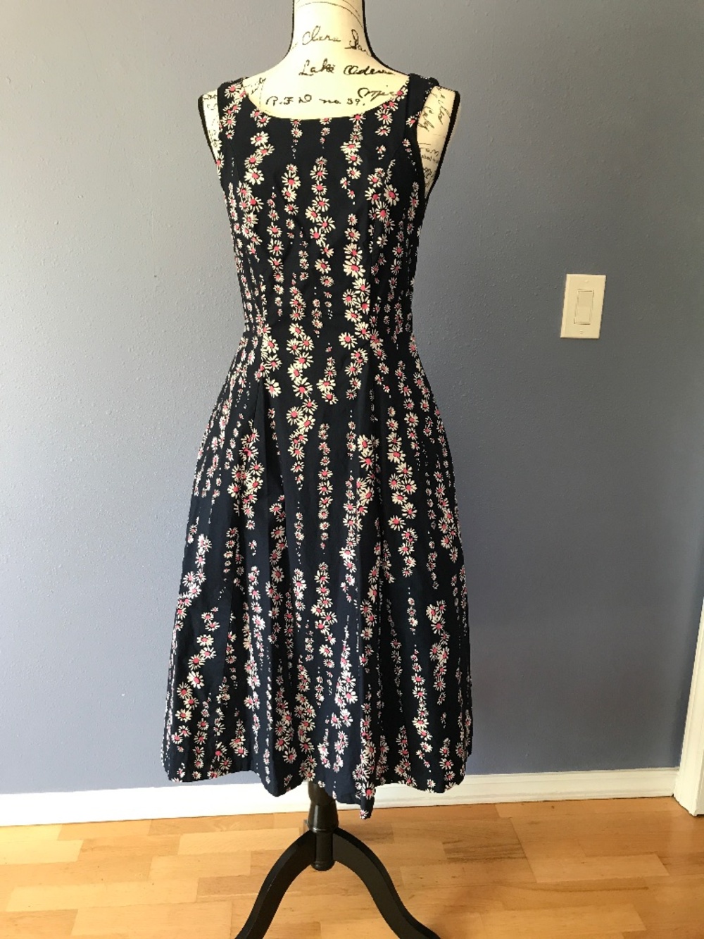 Boden Midi Fit and Flare Dress US size 4R